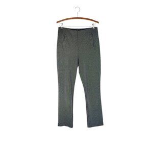 Chicos So Slimming Juliet Ankle Pants Black White Textured Dot Size 2.5 Size 14